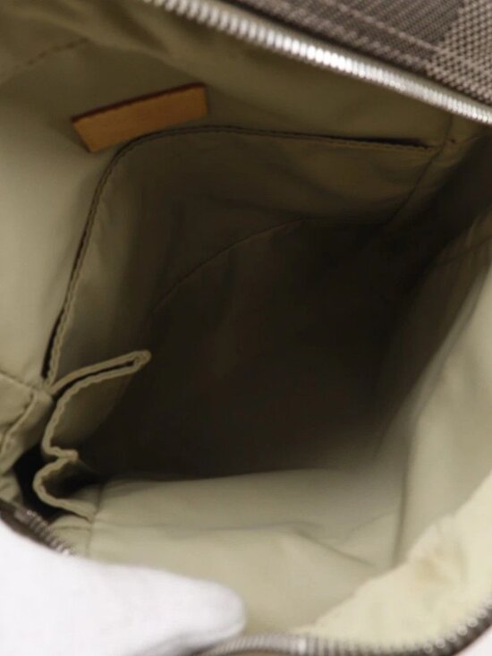 LOUIS VUITTON Sitadan NM Shoulder Bag M93224 Tail Brown Damier Jean Canvas main image 6